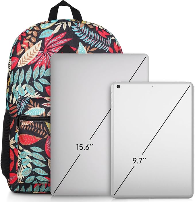 Laptop Backpack Women,School Backpack Printing with USB Port for College Work Business Travel