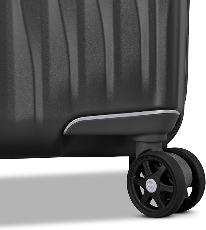 Samsonite UpLIFT Large Checked Hardside Luggage with Spinner Wheels - Airline-Approved, TSA Lock, Adjustable Handle System - Polycarbonate Hard Suitcase for Ultra Lightweight Travel - Silver Shimmer