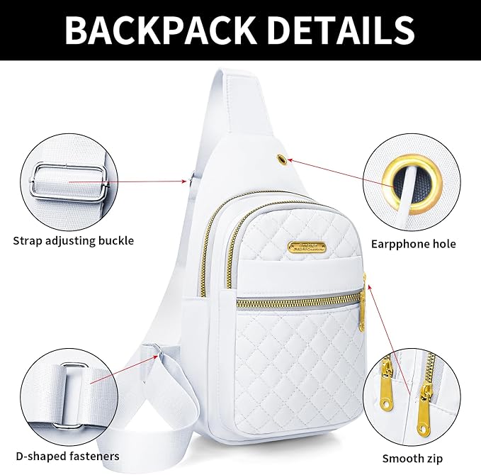 Small Sling Bag For Women Men Casual Crossbody Sling Backpack