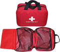 AOUTACC Nylon First Aid Empty Kit,Compact Waterproof and Lightweight First Aid Bag with Zippered for Emergency at Home, Office, Car, Outdoors, Boat, Camping, Hiking(Bag Only)