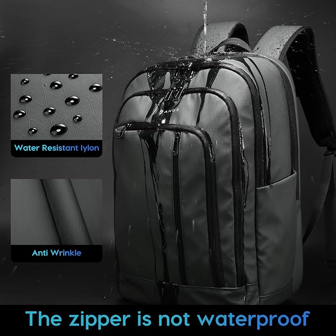 BANGE 28L Everyday Carry Backpack – Fits 15.6 Inch Laptop, Waterproof & Durable Lightweight Pack for Travel, Work, Hiking, and Commuting – Men & Women