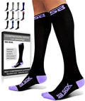 SB SOX Compression Socks for Men & Women (20-30 mmHg) - Best Support Stockings for Travel, Medical, and Sports - Perfect for Everyday Wear