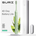 SURI Sonic Electric Toothbrush with UV Travel Case - 40-Day Battery- Designed in California - Electric Toothbrushes Adults - Slim Travel Tooth Brush