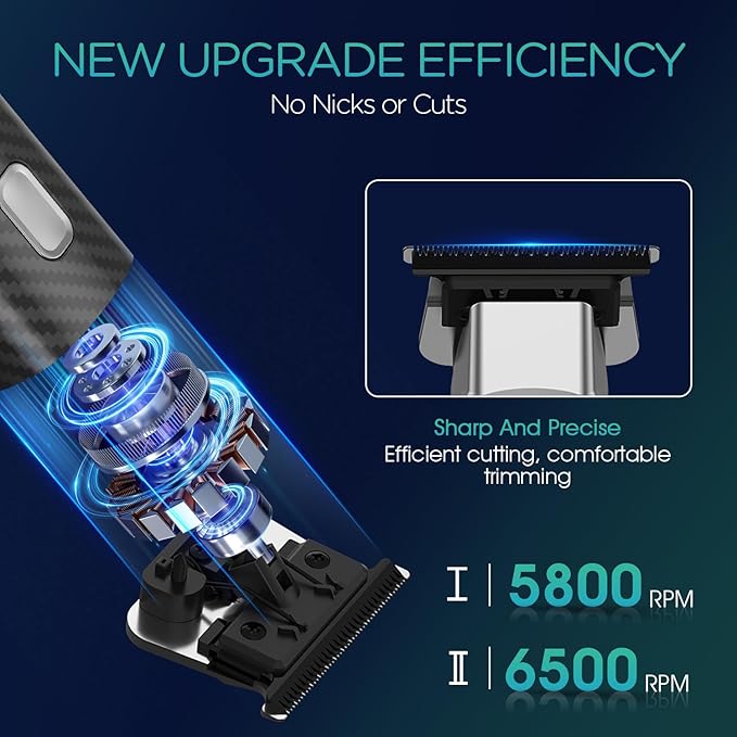 VOYOR Body Hair Trimmer for Men,Electric Razor,Versatile Groin & Body Trimmer,Waterproof and Cordless Shaver, Manscaper for Men, USB-C Charging Groomer,Ceramic Blade Razor Male Grooming HT310 (Black)