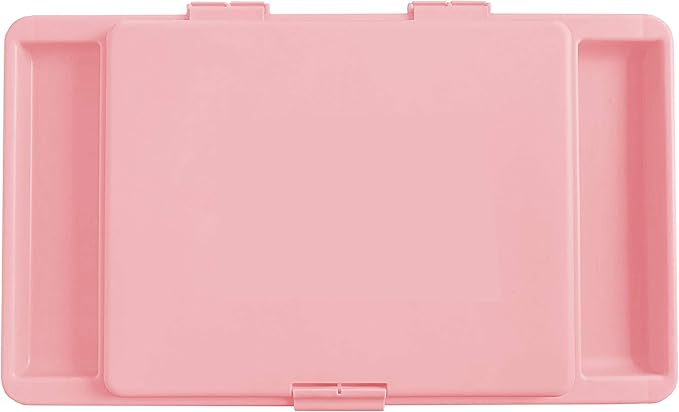 Loddie Doddie Portable Folding Lap Desk - Blush Lightweight Design - Storage Pocket & Accessory Trays - Lap Desks for Adults & Kids