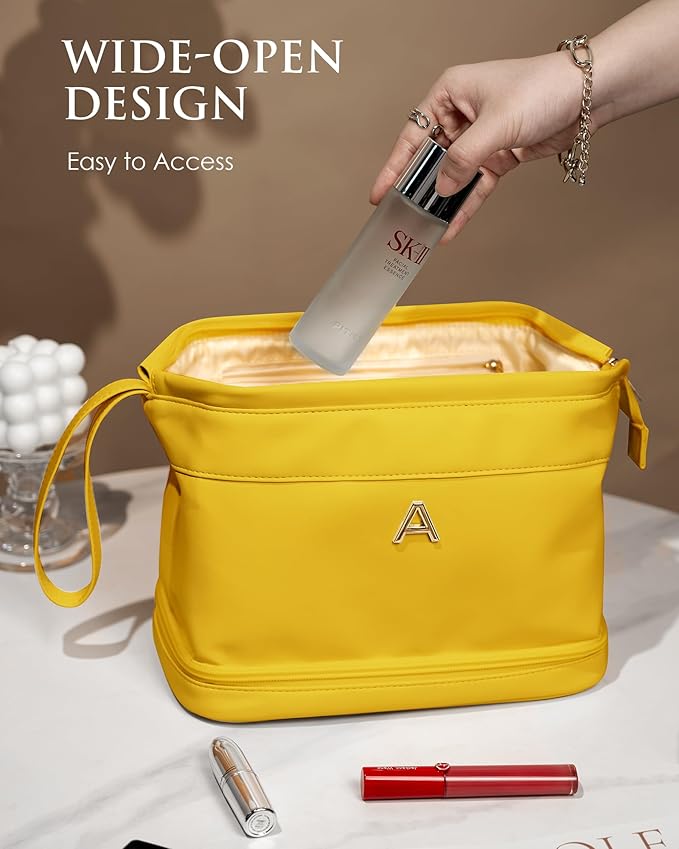 Cute Stuff For Teen Girls-Bachelorette Gifts for Bride, Initial Makeup Bag, Travel Gifts, Personalized Bags,Cosmetic Bag, Birthday Gifts for 3 4 5 6 7 8 9 10 11 12 13 Year Old Girl