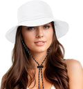 Durio Waterproof Bucket Hats for Woman UPF 50+ Sun Hat UV Protection Packable Rain Hats for Women Lightweight Hiking Hat