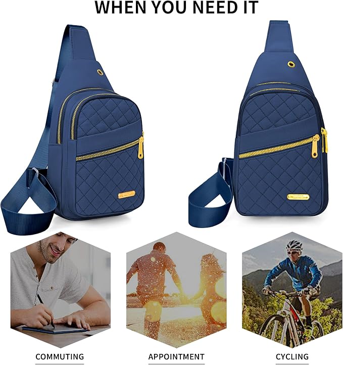 Small Sling Bag For Women Men Casual Crossbody Sling Backpack
