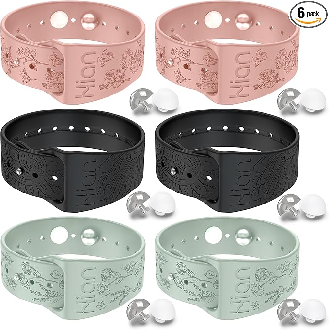 Motion Sickness Bracelets Sea Sickness Wristbands for Motion Sickness / Morning Sickness /Pregnancy Nausea Anti Nausea Wristband Acupressure Nausea Bands Motion Sickness Bands(3Pairs-Pink+Black+Beryl)