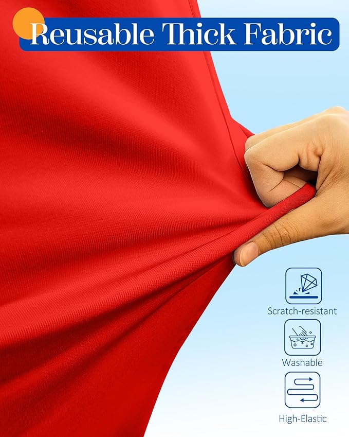 Slohif Luggage Cover for Suitcase Tsa Approved Protector - Luggage Sleeve Suit Case Cover Travel Stretch Large Baggage Case Protective Washable Fit 29-30 Inch Red