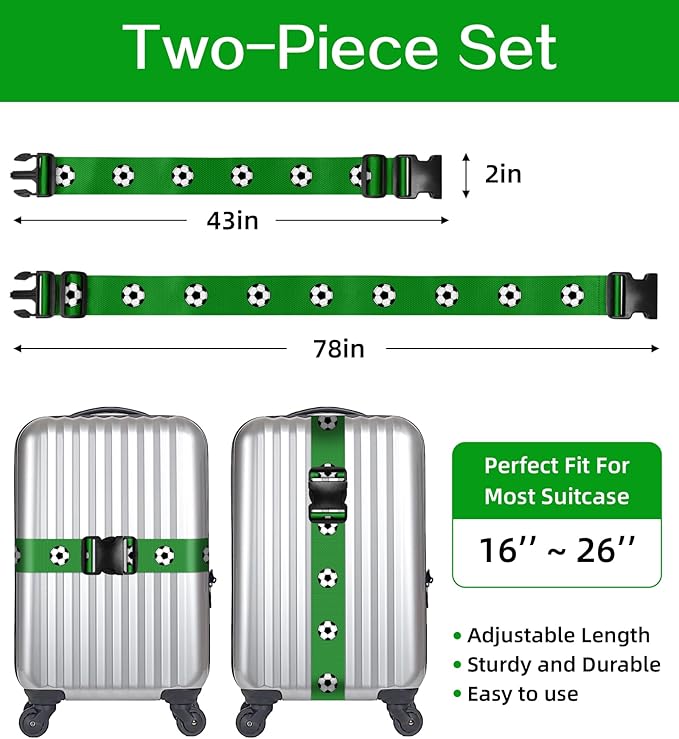 Luggage Straps for Suitcases Travel Belt Luggage Band Heavy Duty Traveling Luggage Identifier Cute Women Girls Unique Accesory,