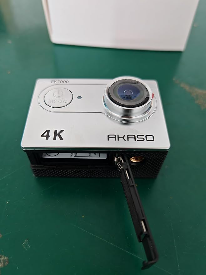 AKASO EK7000 4K30FPS 20MP WiFi Action Camera with EIS Ultra HD 131FT Waterproof Underwater Camera Remote Control 4X Zoom Support External Microphone