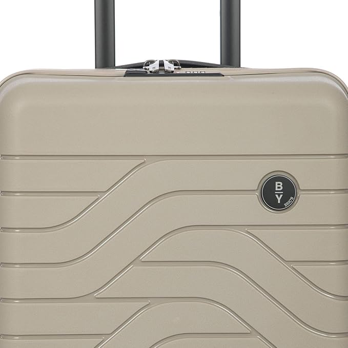 Bric's B|Y Ulisse Spinner Carry-On Suitcase, Lightweight Expandable Hard Shell Luggage with TSA Lock and Smooth 360° Wheels 21 Inch – Dove Grey