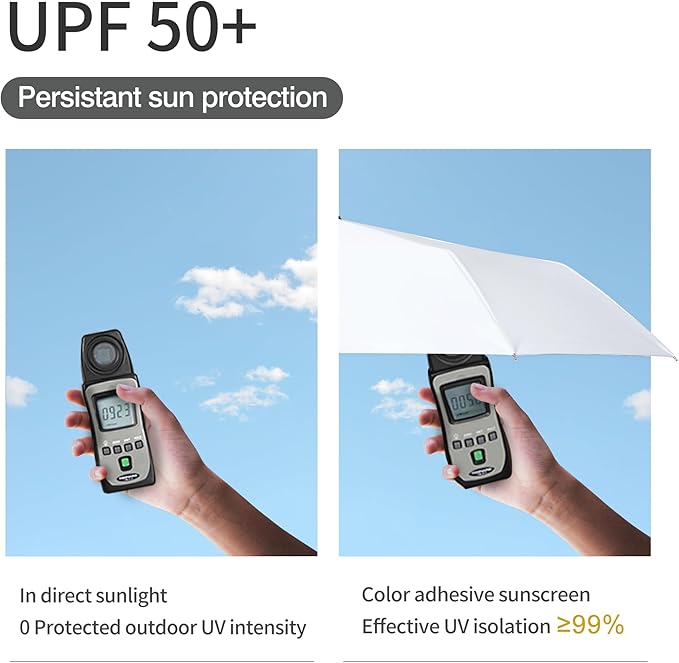 Color Glue Coating Sun Umbrella UV Protection Compact Folding Windproof Parasols Travel Auto Open Close Blocking UV 99.98%