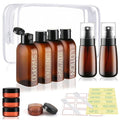 Cosywell Travel Bottles for Toiletries 10PCS TSA Approved Shampoo and Conditioner Bottles Leakproof Plastic Spray Bottle Refillable Travel Containers for Cream Lotion Rose Water