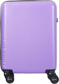 Take OFF Luggage - Personal Item, 18x14x8 Inches, Underseat Suitcase with Removable Wheels, Hard Shell Luggage, Small Carry On Overnight Weekender, Airport & Travel Essentials, TSA Approved, Purple