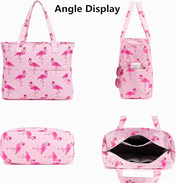 Waterproof Beach Tote Pool Bags for Women Ladies Extra Large Gym Tote Carry On Bag With Wet Compartment for Weekender Travel