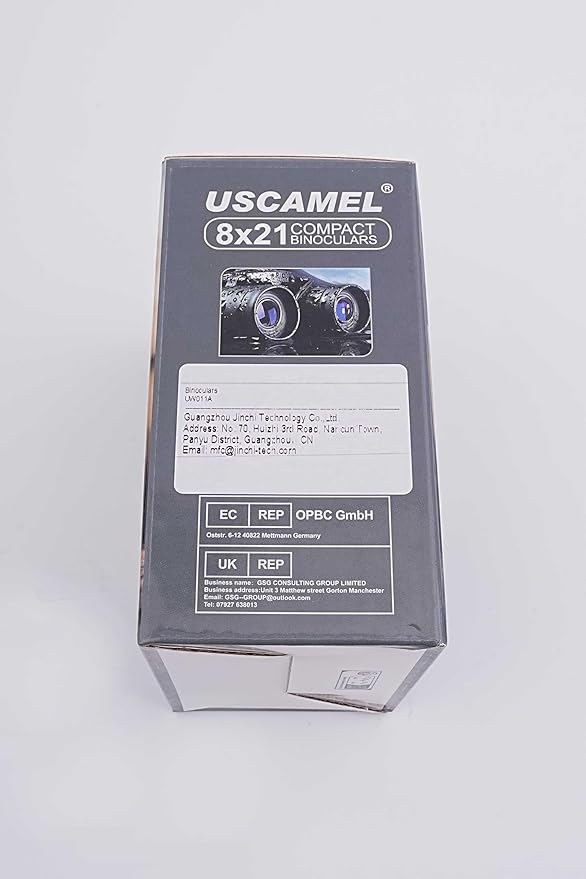 USCAMEL Binoculars for Adults and Kids 8×21 High Powered Compact Binoculars BAK4 Prism Easy Focus - for Bird Watching, Outdoor Use, Hunting, Travel (Black)
