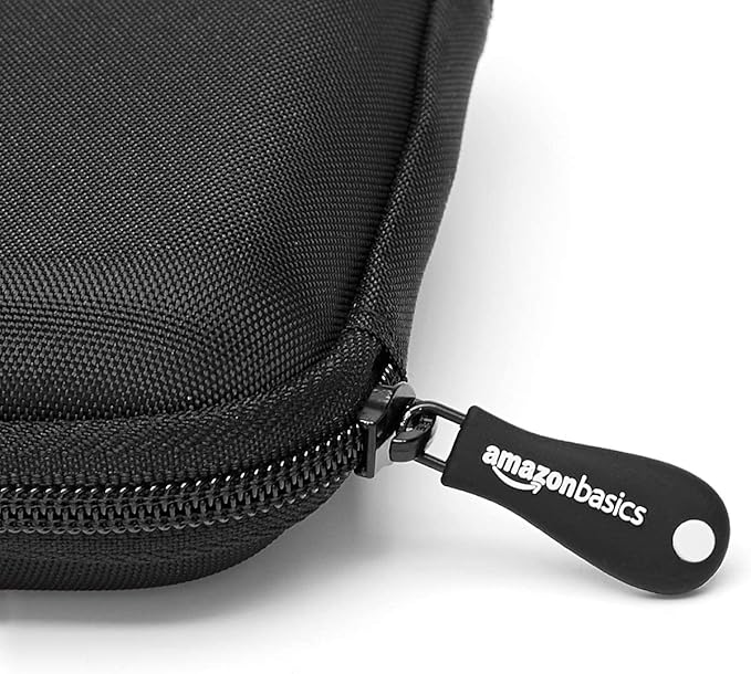 Amazon Basics Small Hard Shell Carrying Case For My Passport Essential External Hard Drive 1 Pack, Black