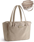 BAGSMART Tote Bag for Women with Compartments, Work Tote Bag with Zipper Women Purse Crossbody Shoulder Handbag with Strap