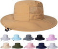 Sun Hat for Men/Women, UPF 50+ Fishing Hat,Waterproof Wide Brim Bucket Hat Foldable Boonie Hat for Hiking Garden Safari Beach