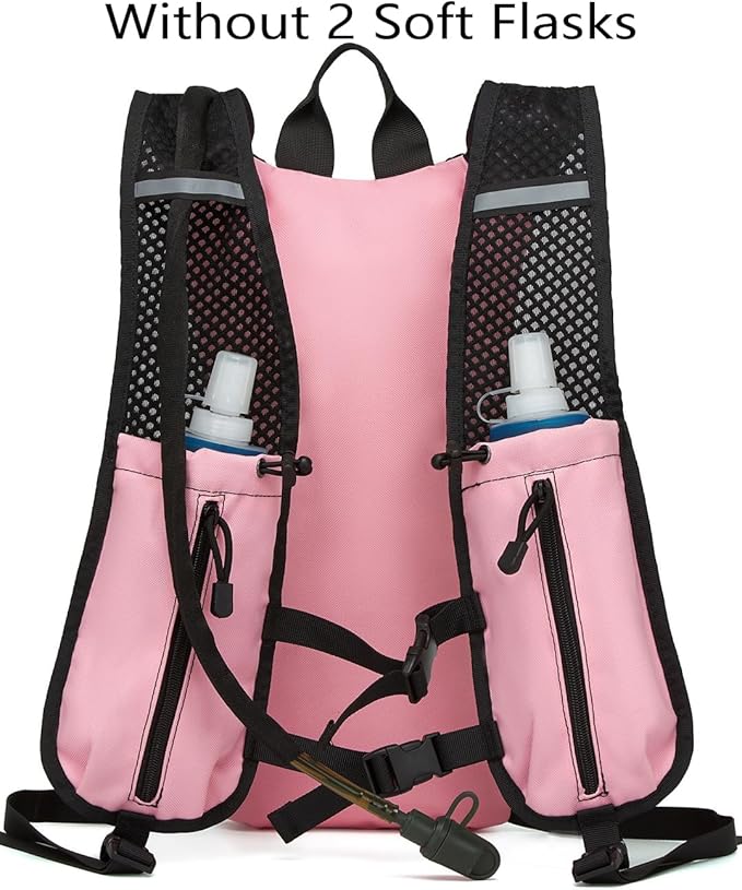 ATBP Running Hydration Vest Pack Thermal Insulation 3L TPU Water Bladder Tactical Backpack Bag for Cycling Hiking Daypack Men & Women