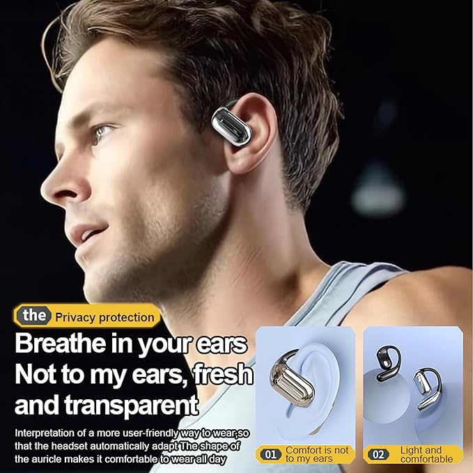 Wireless Earbuds, Translation Earbuds Real Time- Audifonos Traductores Inglés Español, 3-in-1 Translator Earbuds with 144 Languages, HF Sound, Bluetooth 5.4 Headphones for Travel Sport Workout (White)