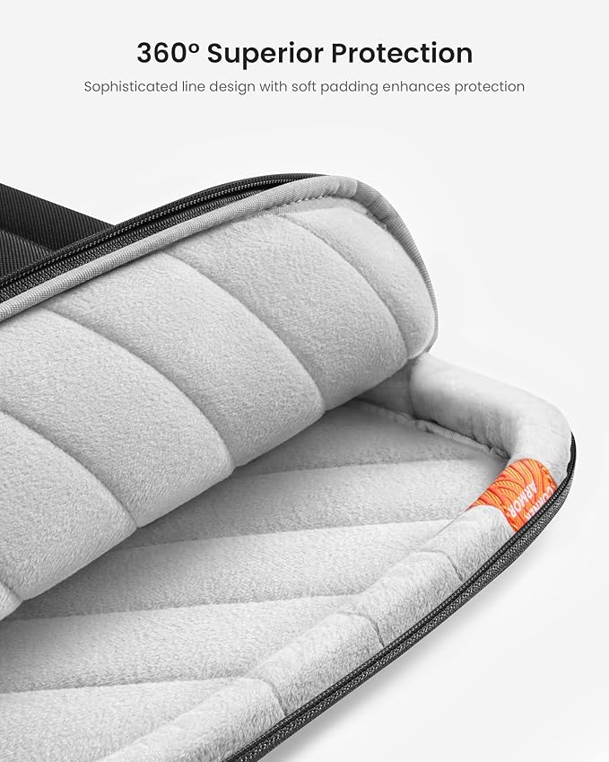 tomtoc 360 Protective Laptop Carrying Case for 15.6 Inch Acer Aspire 5 Slim Laptop, 15.6-16 Inch ASUS Strix G16/G15, Dell XPS 17, More Dell Lenovo ThinkPad 15 Inch Chromebook