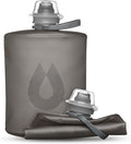 HydraPak Stow - Collapsible Backpacking Water Bottle (350ml, 500ml, 1L) - BPA Free, Ultra Light, Spill-Proof Twist Cap