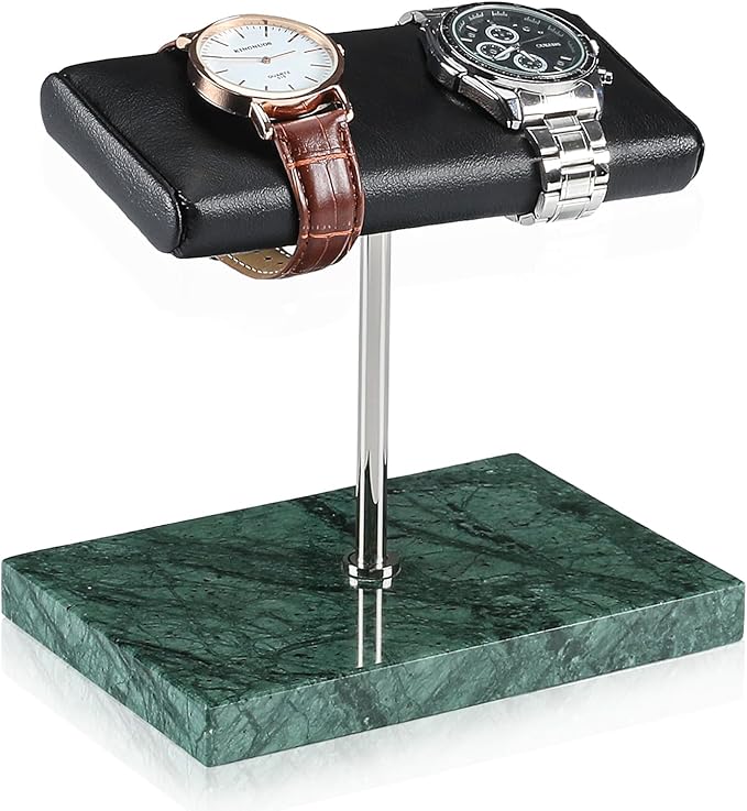 LYS&LYX Watch stand watch display stand watch holder watch Handcrafted watch holder (2--green/silver/black)