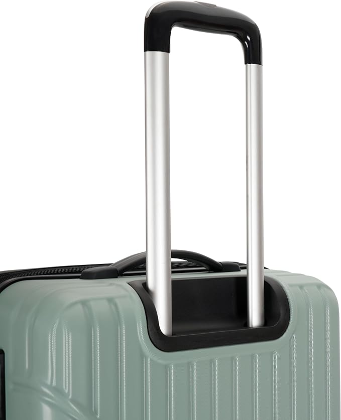 GinzaTravel Luggage Sets 3-Piece Expandable Suitcases with Wheels PC+ABS Durable Hardside Luggage sets TSA lock (Light green, 3-Piece Set(20"/25"/29"))