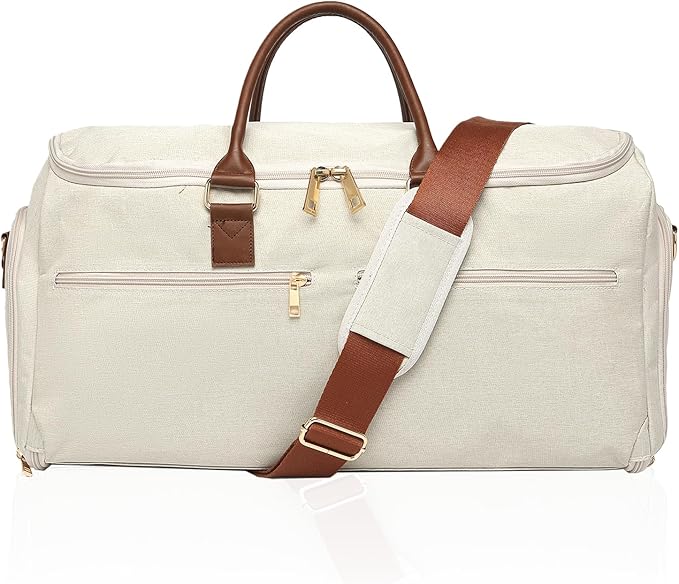 Carry On Garment Bag for Travel, Convertible Travel Garment Bag for Men Women, 2 in 1 Hanging Suitcase Suit Business Travel Bag