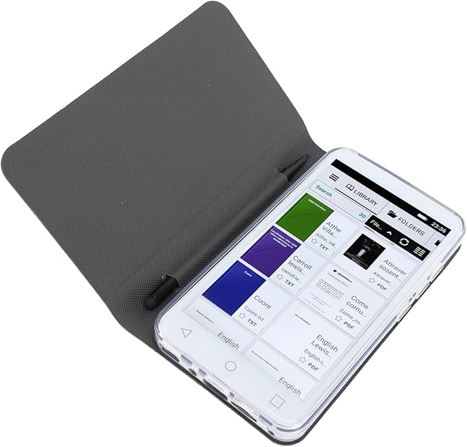 E Book Reader, BK501 Touchscreen E Readers for Android 5.1, 5 Inch Color LCD Display, 2+16GB Memory, Supports Wi Fi, BT, FM, Voice Call, for Kids Adults & Seniors