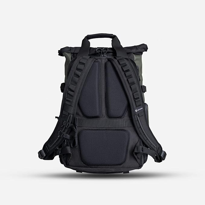 WANDRD PRVKE 31L, V3 Photography Bundle: Weather-Resistant Travel & Camera Backpack with Laptop Sleeve, Quick Side Access, Clamshell Opening – Ideal Photography & Travel Bag (Wastach Green)