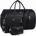 Convertible Garment Duffel Bag for Travel - Carry On Garment Bags With Toiletry Bag Large Weekender Bag for Men Women 2 in 1 Hanging Suitcase Suit Travel Duffel Overnight Bags 4pcs Set