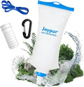Water Filter Bottle Survival - 650/1000/2000ml Collapsible Water Bottle with NSF/FDA Certification with Filter Squeeze Water Filter Bottle Portable Water Filter Hiking Backpacking Camping