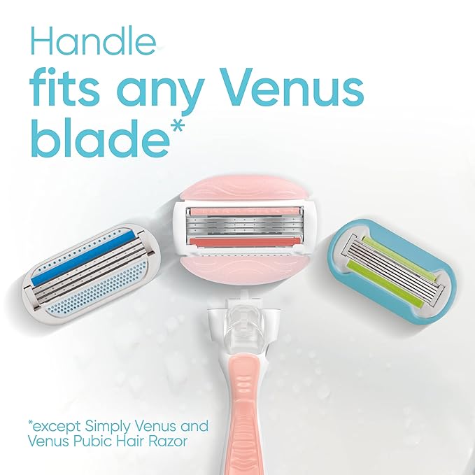 Gillette Venus ComfortGlide White Tea 4 count, with Gillette Venus ComfortGlide plus Olay 2 count, Women's Razor Blade Refills