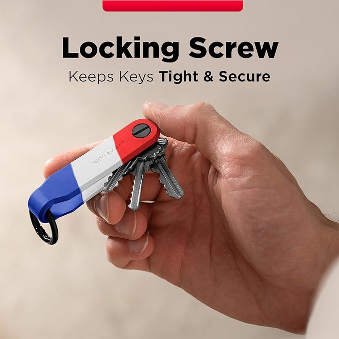 KeySmart Keychain Key Holder - Compact Key Organizer for Key Chain, EDC Key Chains, Key Ring Keychains