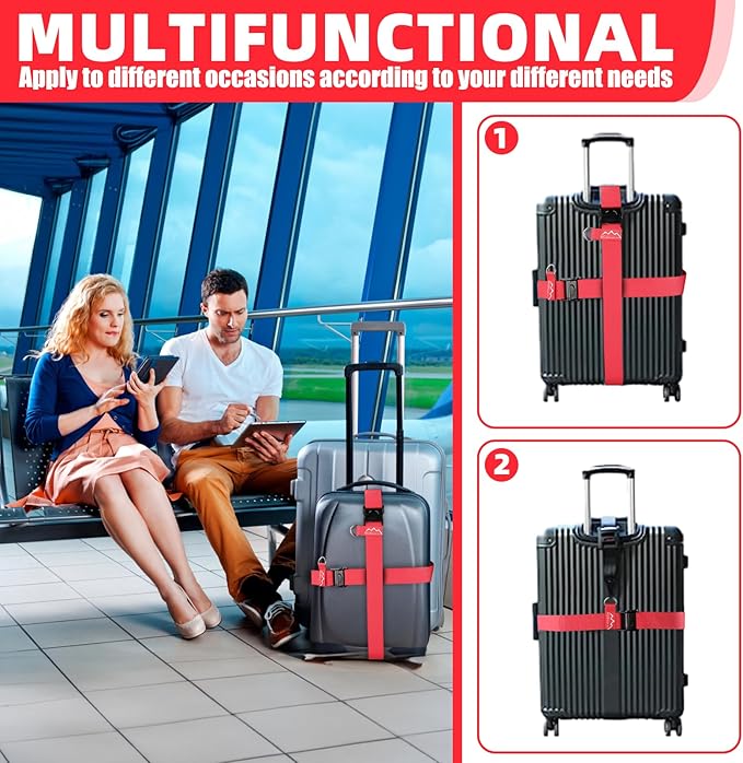 Car Seat Travel Belt to Suitcase,Car Seat Travel Strap to Convert Kid Car Seat and Carry-on Luggage into an Airport Car Seat Stroller,Safe Travel Solution for Transport