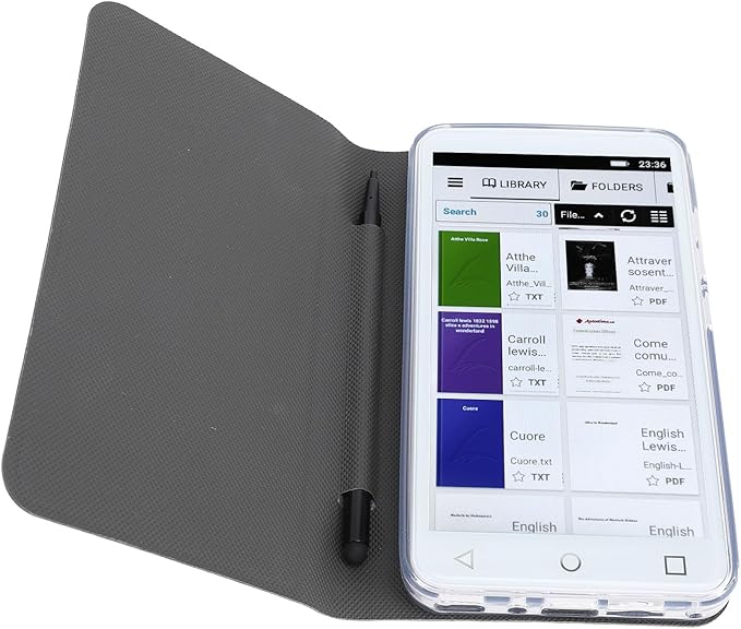 E Book Reader, BK501 Touchscreen E Readers for Android 5.1, 5 Inch Color LCD Display, 2+16GB Memory, Supports Wi Fi, BT, FM, Voice Call, for Kids Adults & Seniors