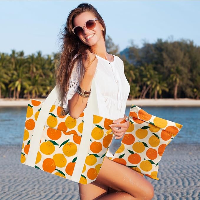 Beach Bags Wet Bag for Swimsuit Tote Bag for Friends Travel Gifts, Aloha Bags Waterproof Vacation Essential