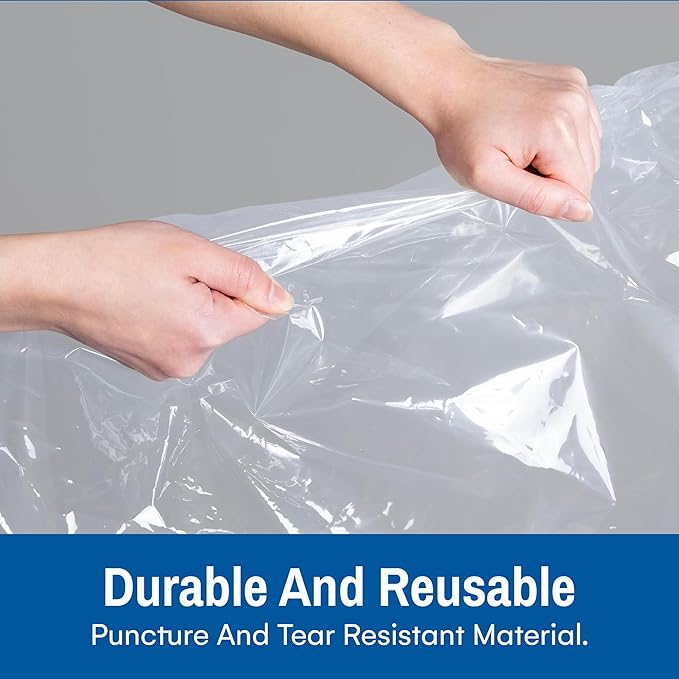 2 Pack Jumbo Vacuum Storage Bags for Comforters, Blankets & Clothes – Jumbo Vacuum Sealed Compression Bags with Hand Pump – Space Saver Storage Bags for Bedding, Moving, Travel & Organization
