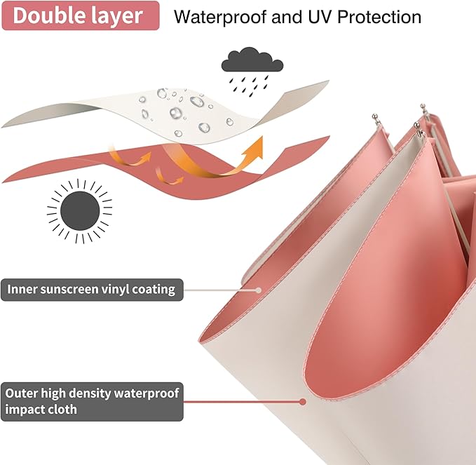 Color Glue Coating Sun Umbrella UV Protection Compact Folding Windproof Parasols Travel Auto Open Close Blocking UV 99.98%