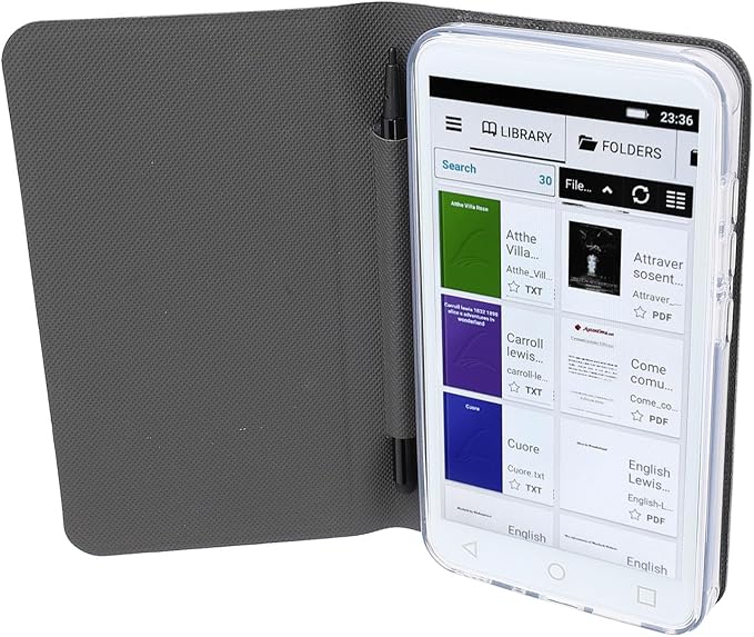 E Book Reader, BK501 Touchscreen E Readers for Android 5.1, 5 Inch Color LCD Display, 2+16GB Memory, Supports Wi Fi, BT, FM, Voice Call, for Kids Adults & Seniors