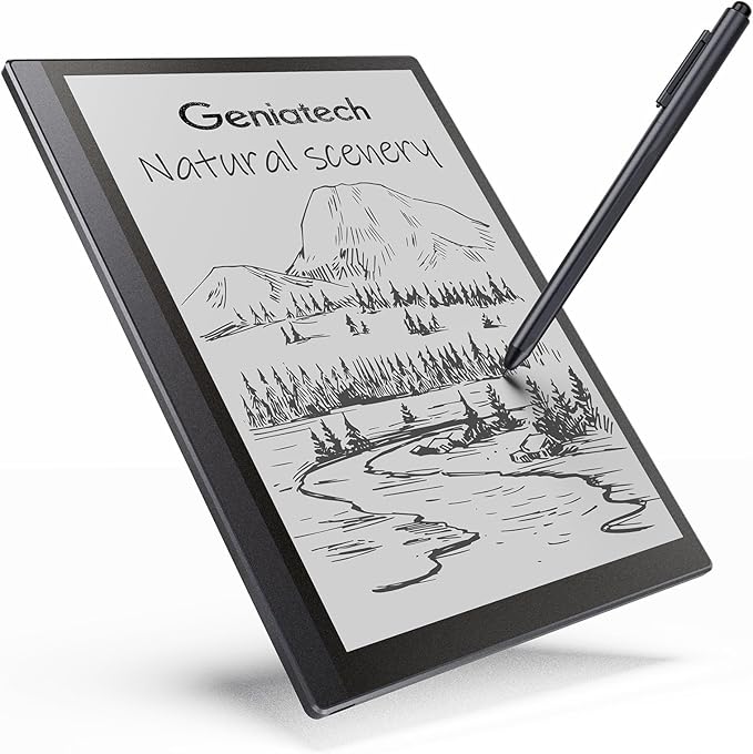 Kloudnote Slim 10.3" Digital Notebook, E Ink Tablet and ePaper Notepad for ebook Reading and Writing, 227ppi ereader Device in 2025, 5.3mm Ultra-Thin (Grey)