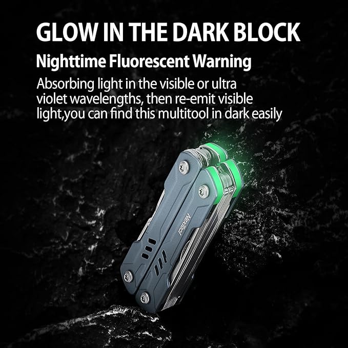 NexTool Mini Sailor S11 Keychain Multitool, 11-in-1 Compact EDC Pliers with Pocket Knife, Scissors & Screwdrivers, Lightweight Small Multitool for DIY, Travel, Camping, and Gift, Cool Gadget for Men