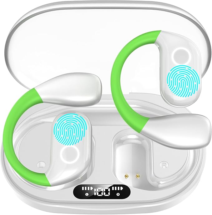 AI Language Translation Earbuds, Translator Earbuds Real Time with iOS & Android, Noise Cancelling,144-Language Bluetooth Headphones Translating Device for Travel and Business, White