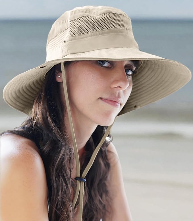 GearTOP Safari Sun Hat for Men and Sun Hats for Women UV Protection UPF 50+ Hiking, Gardening, Fishing