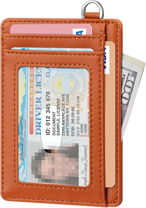 FurArt Slim Minimalist Wallet, Front Pocket Wallets, RFID Blocking, Credit Card Holder for Men & Women
