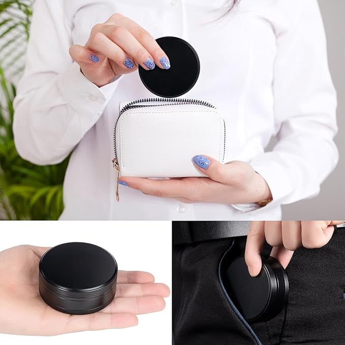 Portable Metal Pill Box - Travel Daily Pill Case, Waterproof Pill Container for Purse Pocket, Compact Medicine Organizer Holder for Medicines, Vitamins, Fish Oils
